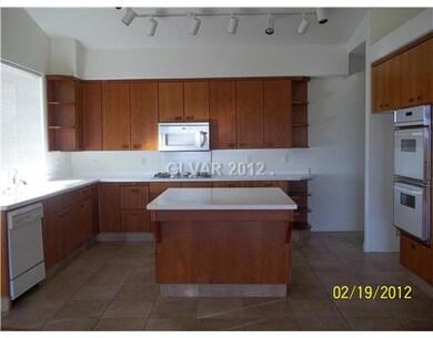 Kitchen. Corrian Countertops * Double Oven * Cooktop Stove and Microwave *
