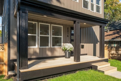 Welcoming front porch