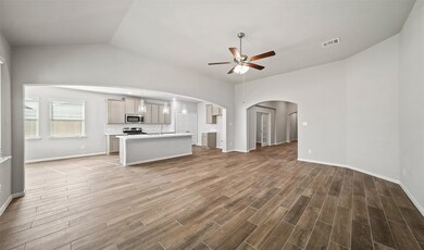 Bright open floorplan