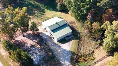 View from above of property