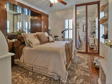 Master Bedroom with Beadboard Ceiling and Plenty o
