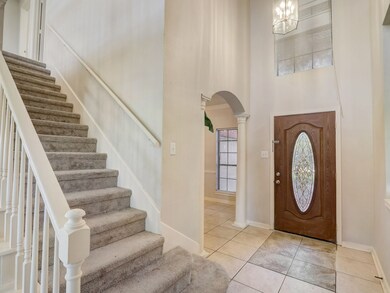 Upon entering the home, notice the tile flooring that extends throughout most of the 1st floor.