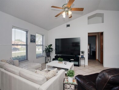 Formal Living Room with High Ceilings 