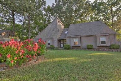 View of front of home with a front yard