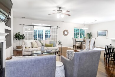 Living looking to sunroom
