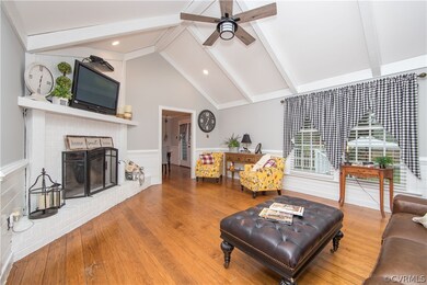 WOW!  Family Room with cathedral ceiling!