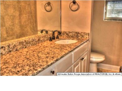 Granite in the bathrooms
