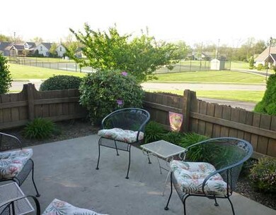 Patio/Deck. FENCED IN PRIVATE PATIO AREA WITH GARD