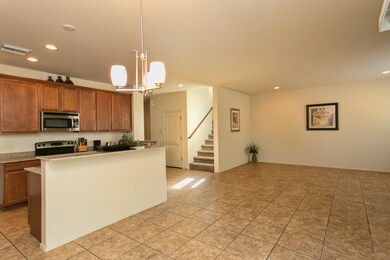 Kitchen overlooks great room