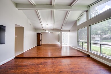 Looking back from the living room toward the dinin