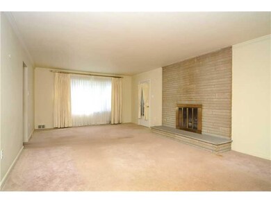 Living Room. Grand living room with gas fireplace,