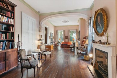 Double Gallery with two original fireplaces and hi