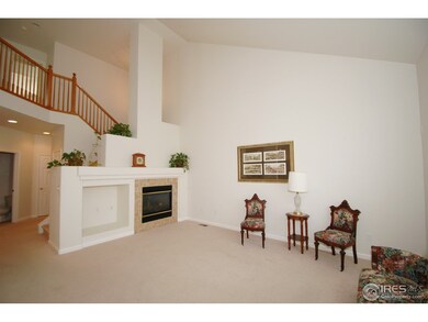 Living room with gas fireplace