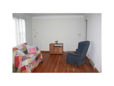Living Room. Nice spacious living room with hardwo