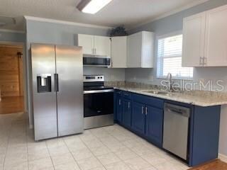 Kitchen with new countertops