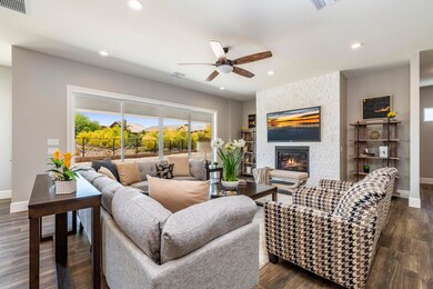 Custom Stone Fireplace