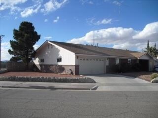 Exterior Front. dbl attach garage