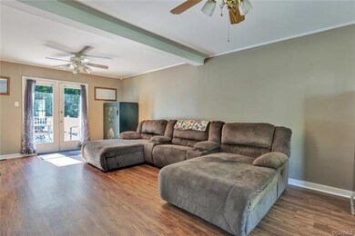 HUGE family room with direct access to your amazing backyard oasis