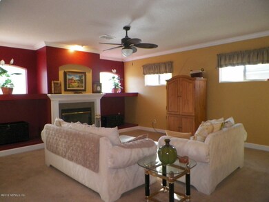Family room view from living room