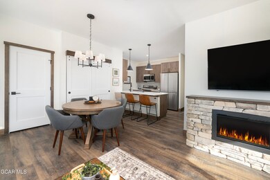 Living and Custom Fireplace