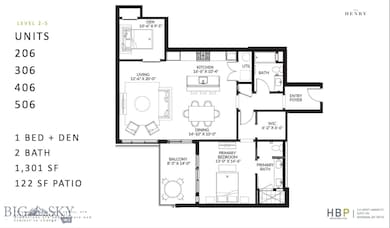 Unit 206 Floor Plan