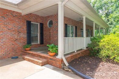 Wrap around front porch and front entrance