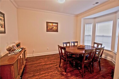 Spacious dining room/office at the front of the house.