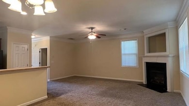 Family Room open to kitchen and dining areas with 