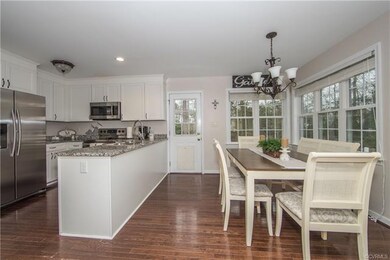 stunning kitchen with eat-in space, granite counte