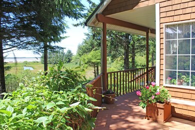 approaching front door