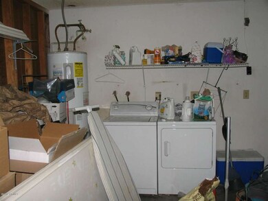 laundry in garage
