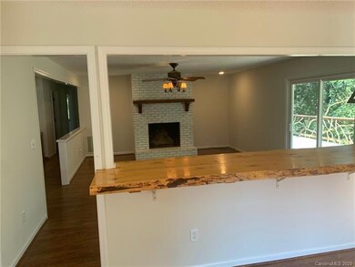 Bar between dining and great room
