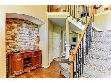 The entryway sets the tone for this beautiful home