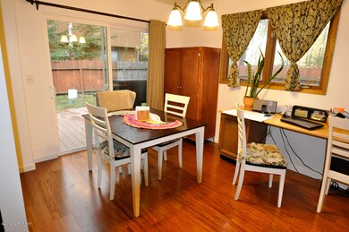 Dining Room with built in desk