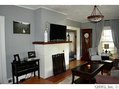 Living Room New light fixture w/ working fireplace