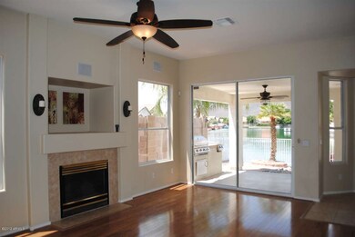 Living Area with Fireplace