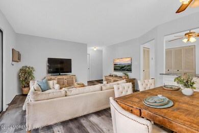 Virtually staged living room