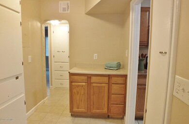 Pantry with built-in cabinetry