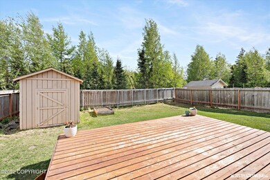 Sunny rear deck