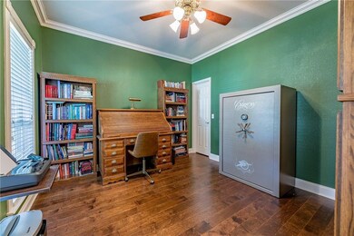 Front downstairs office/bedroom.  This is not counted as one of the four bedrooms, but could make a 5th if needed.