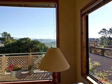 Amazing views from the living area onto the sunny 
