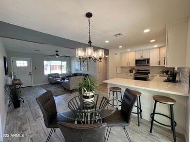 Kitchen and dining