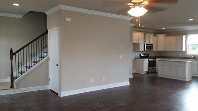 Decorative Railing and wood floors