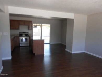great room and kitchen