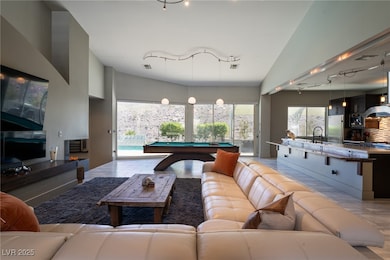 Expansive picture windows frame breathtaking views