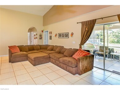 Family room with view of lanai
