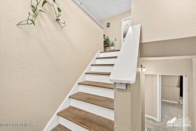 Entry stairs leading up