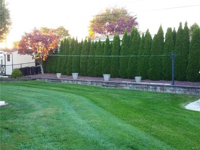 Rear yard with plenty of privacy