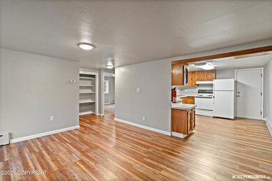 Unit A Living Room to Kitchen