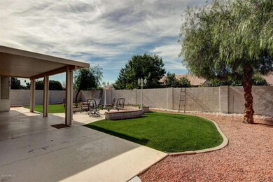 Backyard with Grass & Desert Scape
